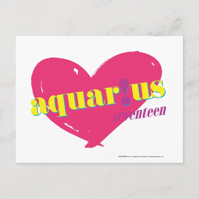 Aquarius Postkarte (Vorderseite)