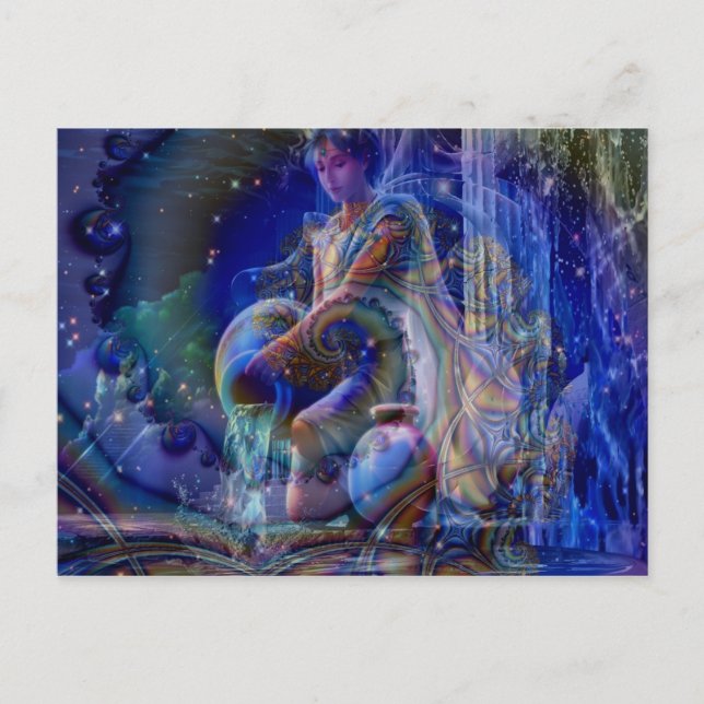 Aquarius Postkarte (Vorderseite)