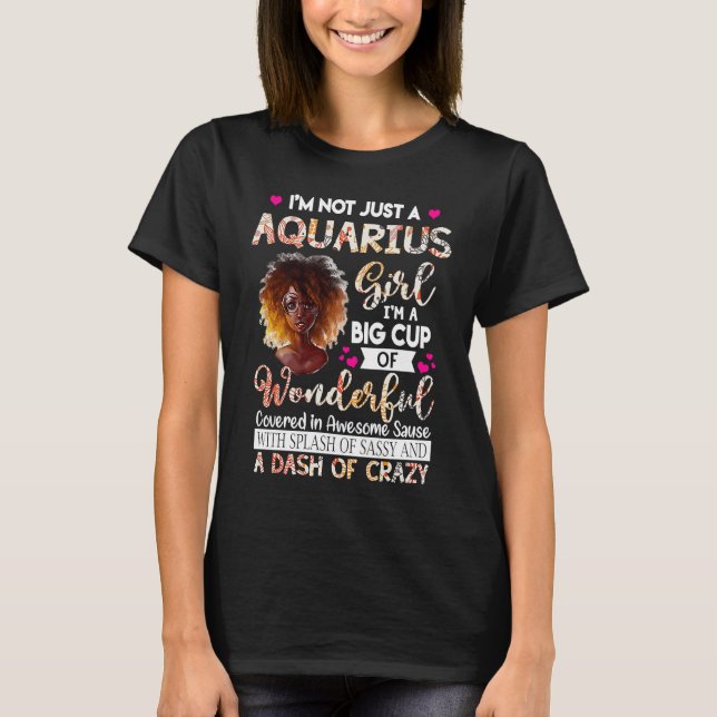 Aquarius Queens sind am 20. Februar 18 Geboren T-Shirt (Vorderseite)