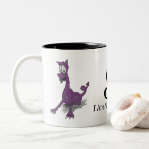 Aquarius Rahu Zodiac Dragon Lila Zweifarbige Tasse