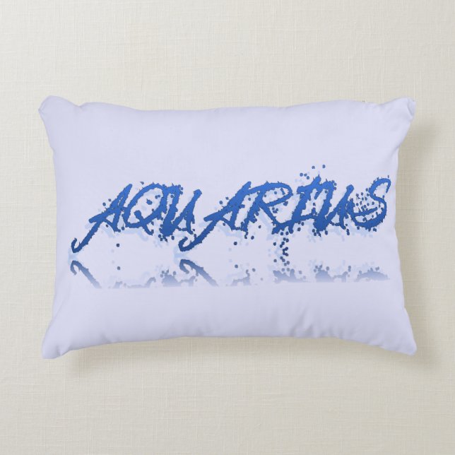 Aquarius Reflection Dekokissen (Vorderseite)