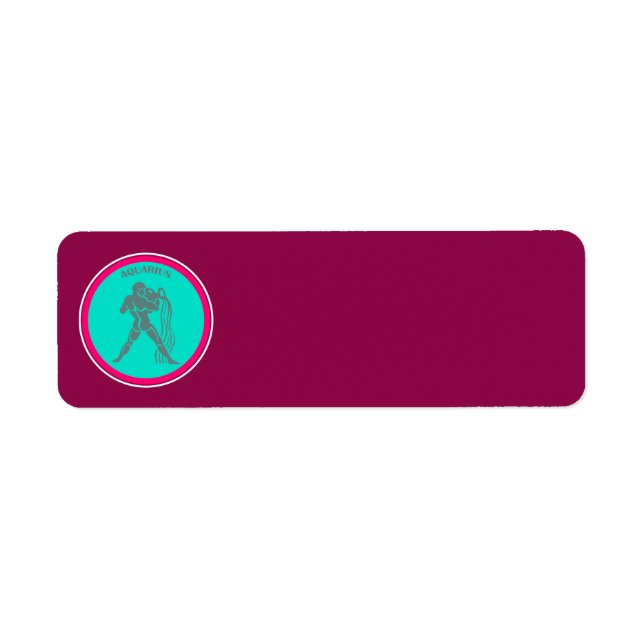 Aquarius-Rücksendeadresse (Vorne)