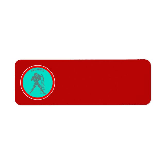 Aquarius-Rücksendeadresse (Vorne)
