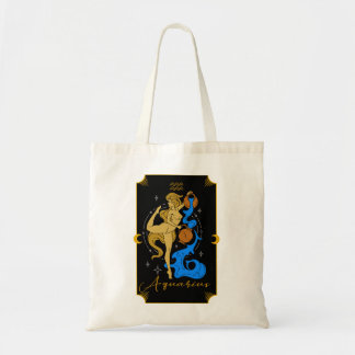Aquarius Saucy signiert astrologische Tote-Tasche Tragetasche