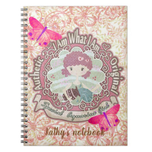 Aquarius-Schilder. Personalisiert. Notebook Notizblock