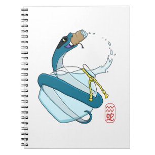 Aquarius/Schlange Notizblock