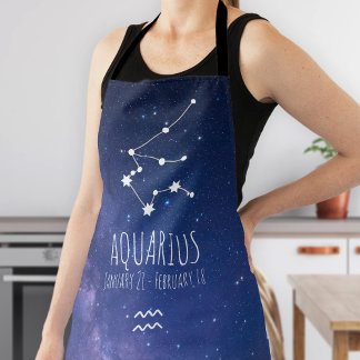Aquarius | Schürze der Personalisierten Sternbilde