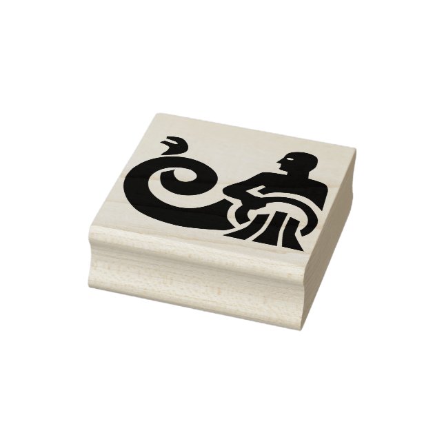 Aquarius Silhouette Briefmarke Gummistempel (Stempel)