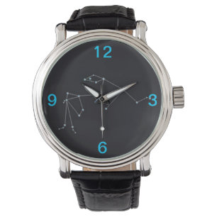 Aquarius Star Karte Armbanduhr