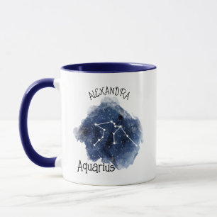 Aquarius Starry Night Constello Tasse