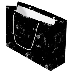 Aquarius-Sternzeichen - Himmlischer Wassermann (1) Große Geschenktüte