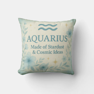 Aquarius-Sternzeichen-Kissen – Aus Sternenstaub un Kissen