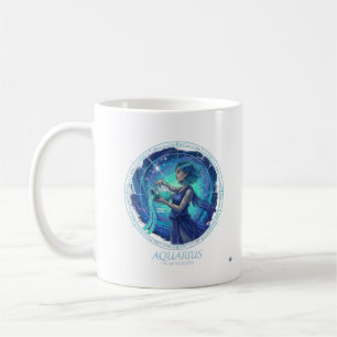Aquarius Sternzeichen spezielle Galaxy Kaffeetasse