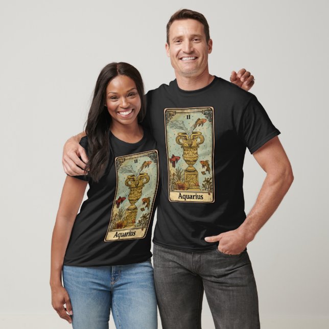 Aquarius Sun Sign T-Shirt (Unisex)