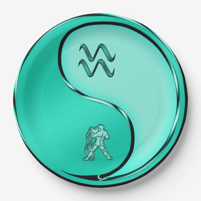 Aquarius the Water Bearer Pappteller (Vorderseite)