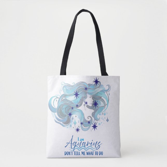 Aquarius Tote Bag Tasche (Vorderseite)