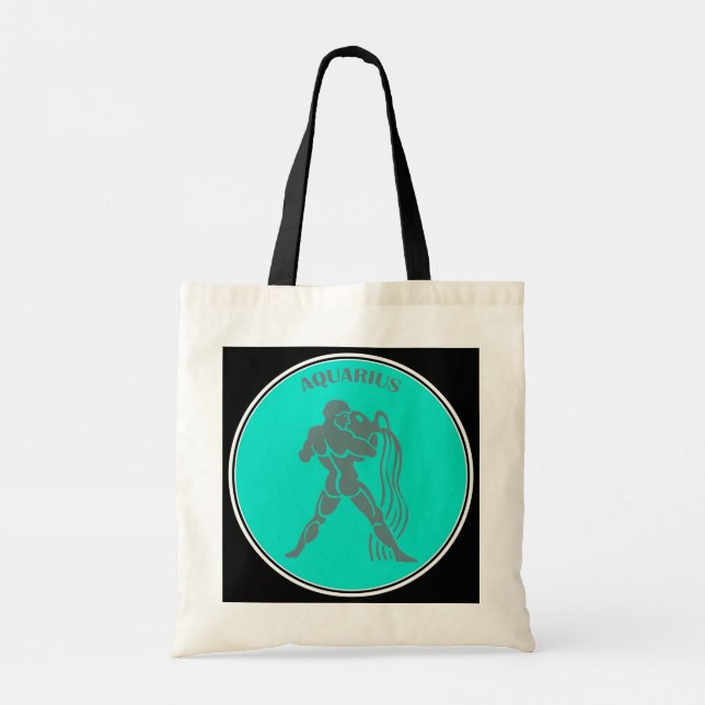 Aquarius Tote Bag Tragetasche (Rückseite)