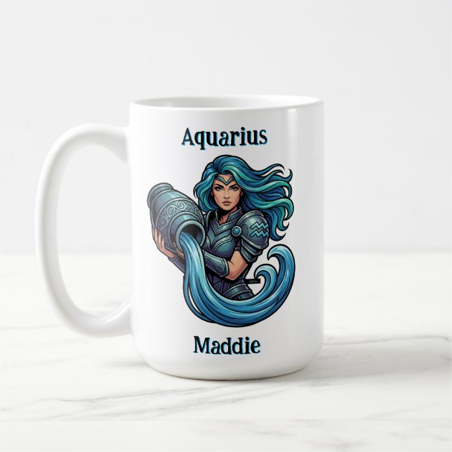 Aquarius Traits and Dates | Personalized Kaffeetasse (Links)