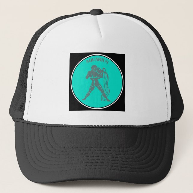 Aquarius Trucker Hat Truckerkappe (Vorderseite)