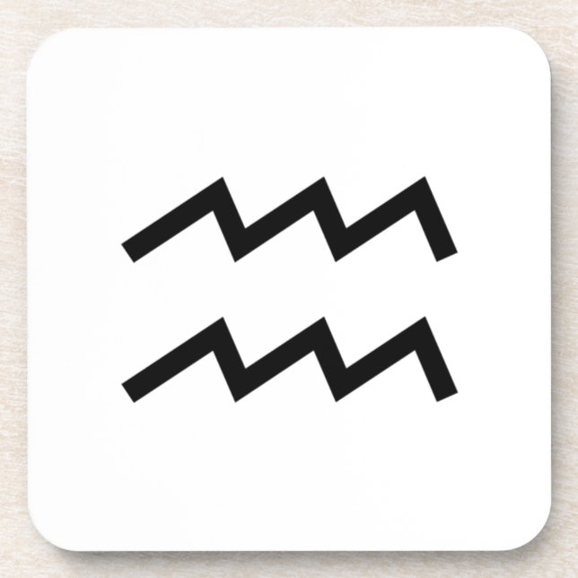 Aquarius Untersetzer (Vorderseite)