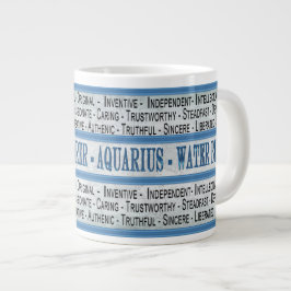 AQUARIUS-WASSERBEARBEIT - JUMBO-TASSE - TEXT