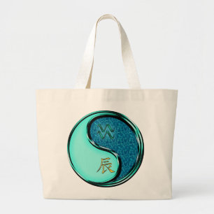 Aquarius & Water Dragon-Tasche Jumbo Stoffbeutel
