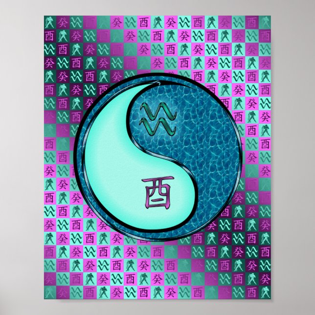 Aquarius & Water-Rooster Poster (Vorne)