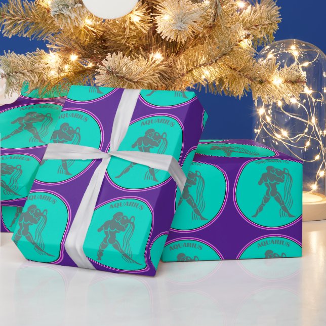 Aquarius Wrapping Paper Geschenkpapier (Feiertage)