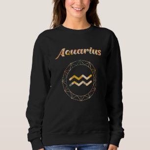 Aquarius Zodiac Blume Sweatshirt