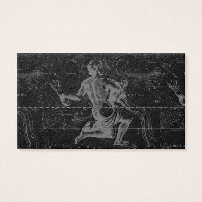 Aquarius Zodiac Constellation Hevelius 1690 (Devant)