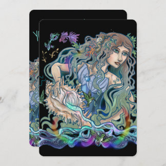 Aquarius Zodiac Einladung