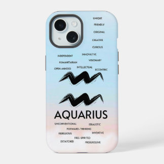 Aquarius Zodiac Horoskop Girls iPhone 15 Hülle