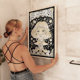 Aquarius Zodiac Poster - Innovativ und einzigartig