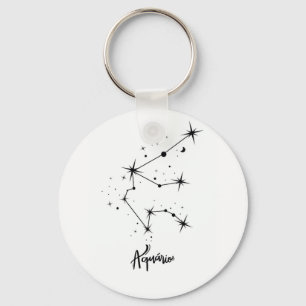 Aquarius Zodiac-Schildkröte Aquarius-Astrologie Schlüsselanhänger