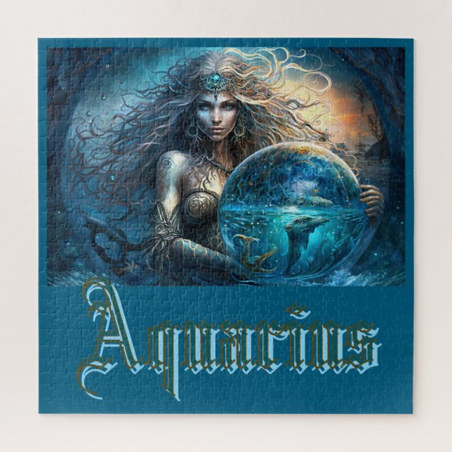 Aquarius Zodiac Sign (Vertikal)