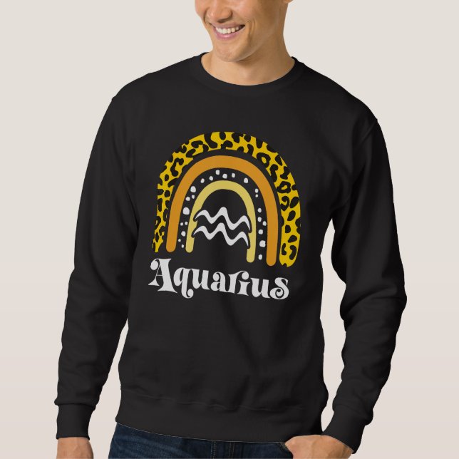 Aquarius Zodiac Sign_4 Sweatshirt (Vorderseite)