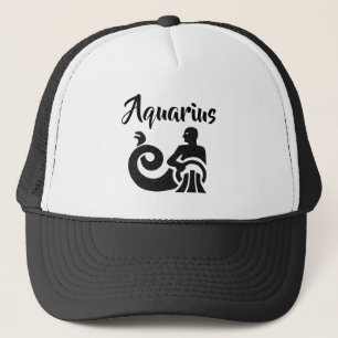 Aquarius Zodiac Sign Astrologie Horoskop Truckerkappe