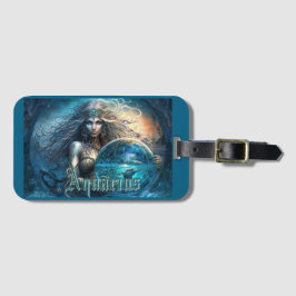 Aquarius Zodiac Sign Gepäckanhänger