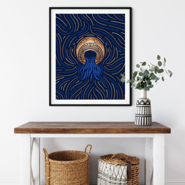 Aquarius Zodiac Sign | Zodiac Digital Print Poster (Von Creator hochgeladen)