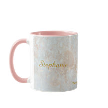 Aquarius Zodiac Star Sign Cosmic Monogram Glitzer