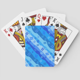 Aquarius Zodiac Streifen Spielkarten