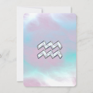 Aquarius Zodiac Symbol auf der Mutter von Pearl Na