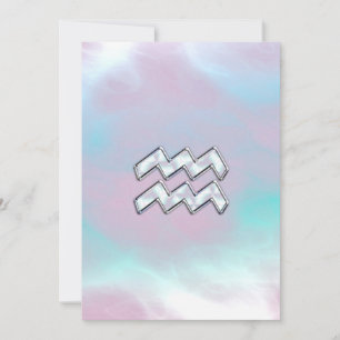 Aquarius Zodiac Symbol auf der Mutter von Pearl Na