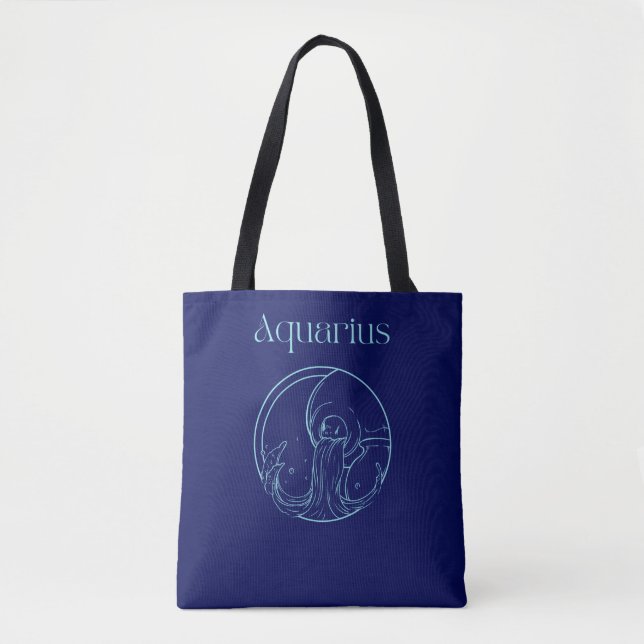 Aquarius Zodiac  Tasche (Vorderseite)