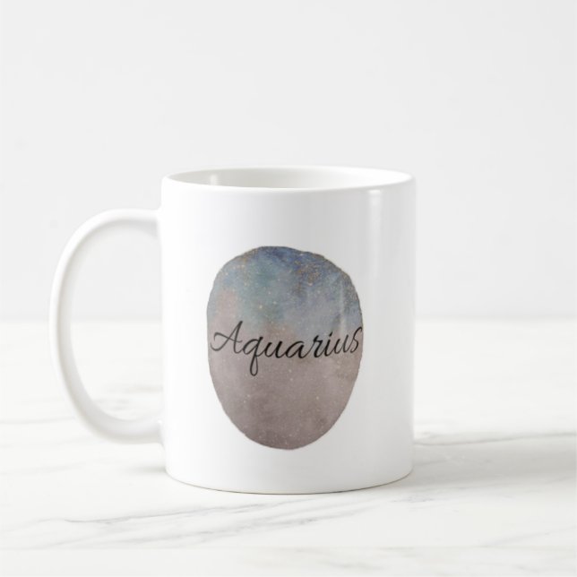 Aquarius - Zodiac-Tasse Kaffeetasse (Links)