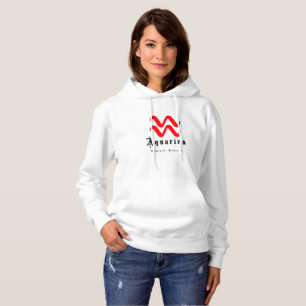 Aquarius zodiac-Zeichen Hoodie