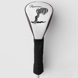 Aquarius Zodiac Zeichen und Symbol Golf Headcover