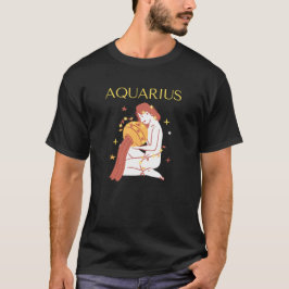 Aquarius Zodiac-Zeichen & Zitat Modernes, elegante T-Shirt