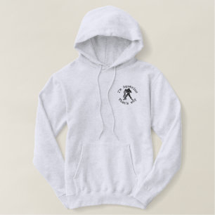 Aquarius Zodiac Zeichenstickerei 20. Januar - 18. Bestickter Hoodie
