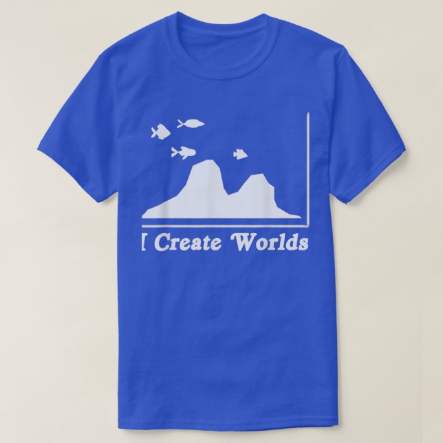 Aquascaper Aquarium Fisch Beschützung des Meeres T-Shirt (Design vorne)